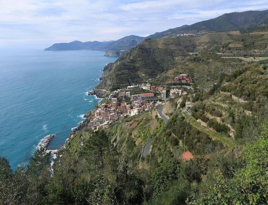Maison De Village Avec Piscine Au-Dessus Des Cinque Terre Madonna del Trezzo Exteriör bild